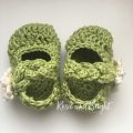 baby girl crochet shoes