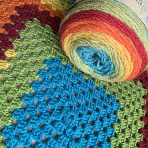 Lockdown blanket update: the yarns don't match
